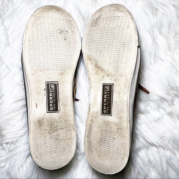 SPERRY Women’s Top Sider Plaid Nautical Slip On Loafers, Size 8 - Picture 7 of 9